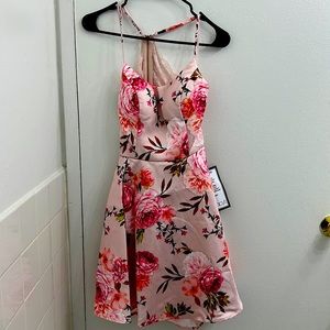 City Studio Floral Mini Dress